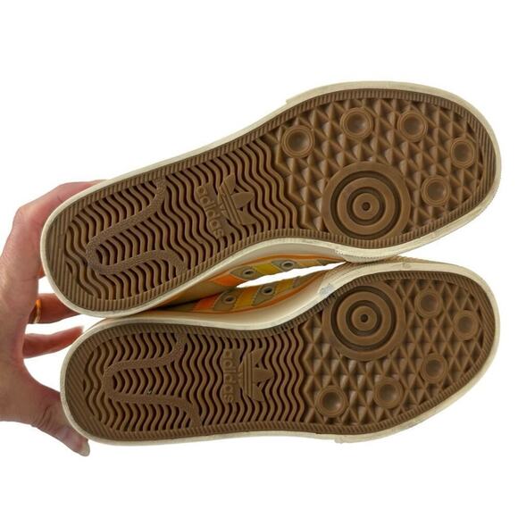 Adidas Nizza Platform Parley Women Shoe Yellow Tint Orange Sneaker Trainer SZ 5 - Picture 10 of 16